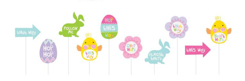 Easter Egg Hunt Hint Signs