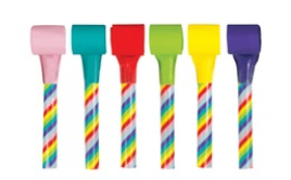 Multicolor Party Blowouts