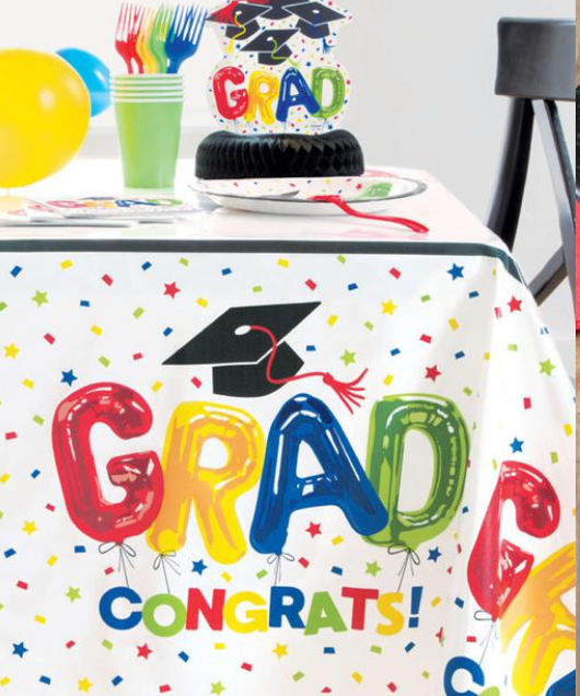 Grad Congrats Table Cover