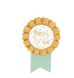 Mom to Be  Baby Shower Badge