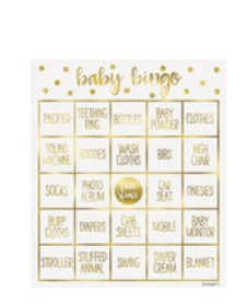 Baby Shower Bingo