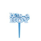 Gender Reveal Its a Boy Cake Topper