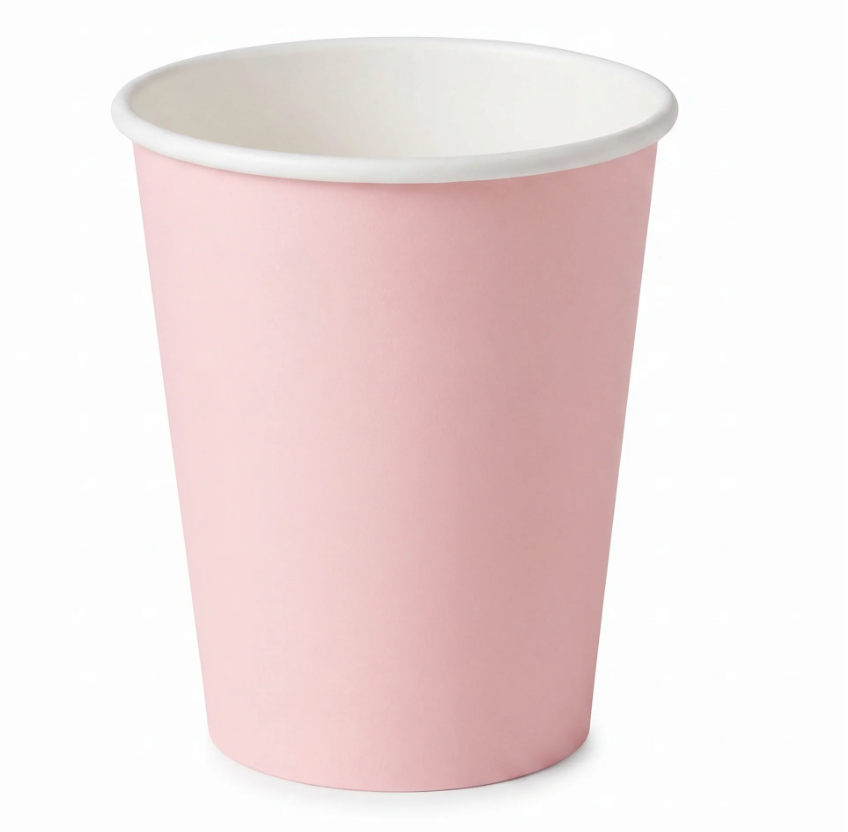 20ct Baby Pink 9oz Paper Party Cup
