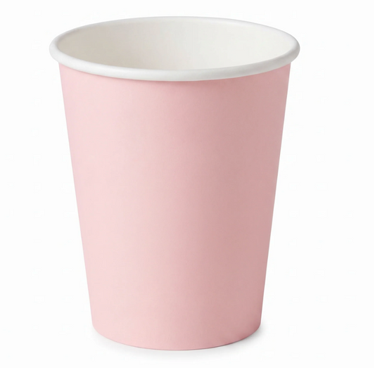 20ct Baby Pink 9oz Paper Party Cup