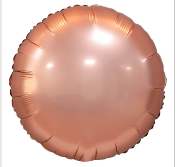 Rose Gold Round Foil Balloon