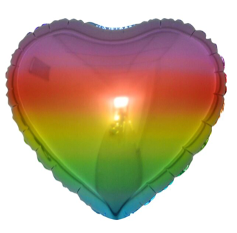 Heart Shaped Foil Balloons