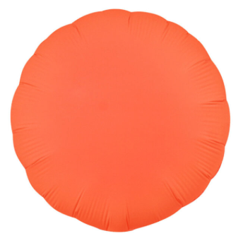 Neon Orange Foil Balloon