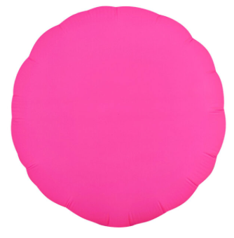 Neon Pink Foil Balloon