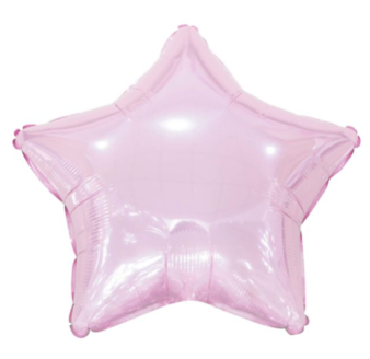 Light Pink Star Foil Balloon