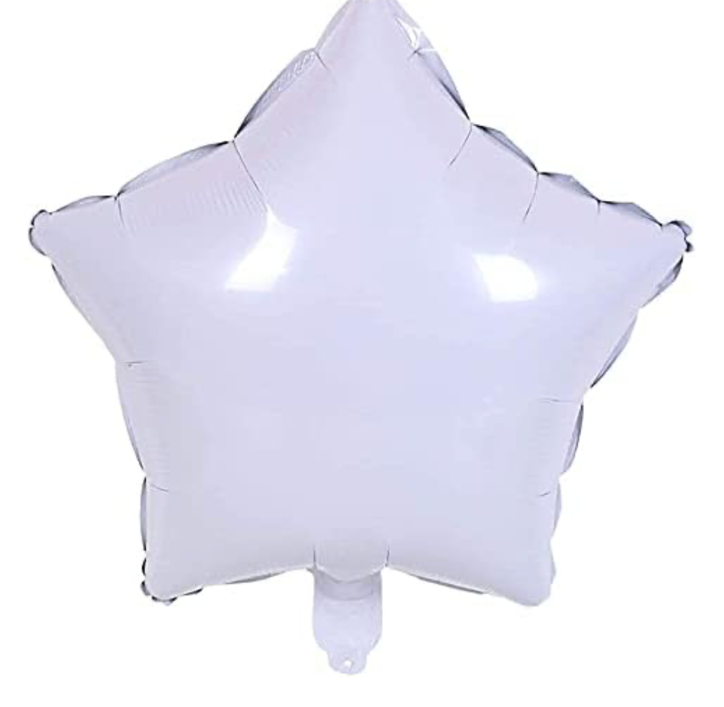 Solid Color Foil Star Balloons