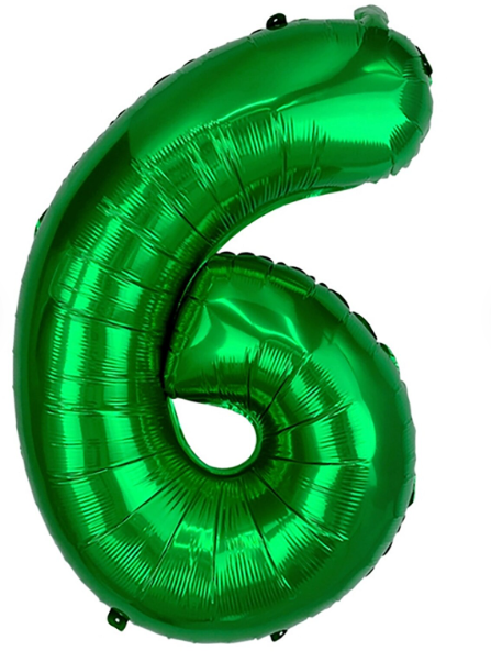 32" Number 6 Foil Balloon